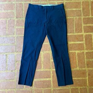 J. Crew Ludlow slim chino pants in navy.